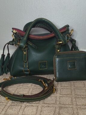 Dooney & Bourke Ivy Micro Florentine Satchel with Matching Wallet